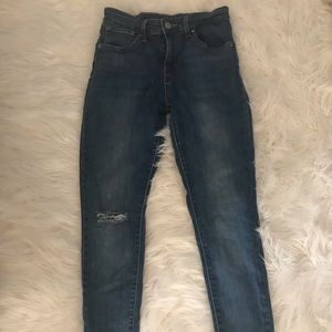 Levi’s high rise skinny jeans